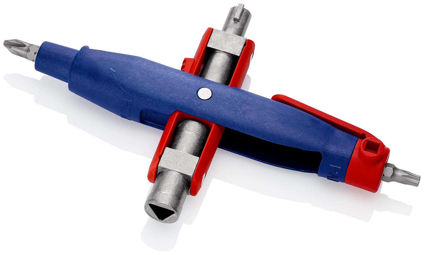 KNIPEX 00 11 07 Stiftschaltschrankschlüssel für gängige Schränke und Absperrsysteme 145 mm (SB-Karte/Blister)