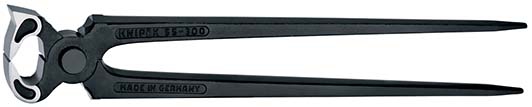 KNIPEX 55 00 300 SB Hufbeschlagzange (Karosserieabreißzange) schwarz atramentiert 300 mm (SB-Karte/Blister)