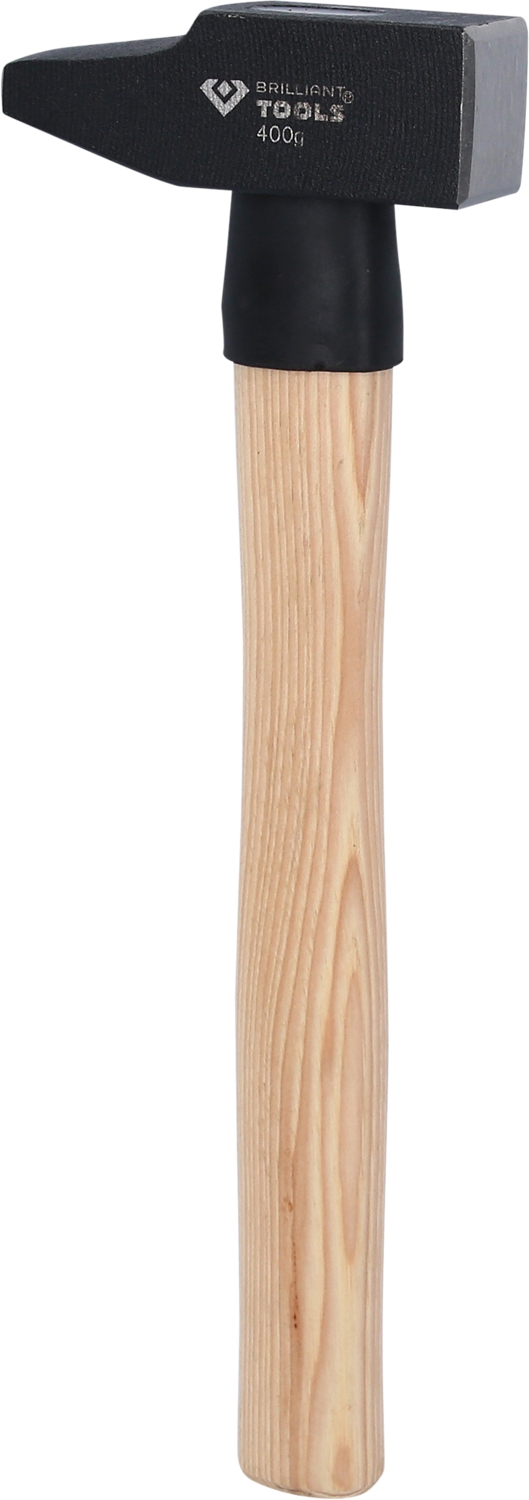 Brilliant Tools  Schlosserhammer mit Hickory-Stiel, 400 g, französische Form