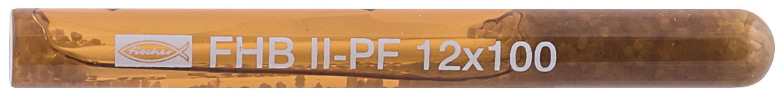 Fischer FHB II-PF 12 x 100. Schnell aushärtende Patrone mit Höchstleistung in gerissenem Beton.