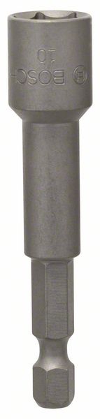 Bosch Steckschlüssel, 65 x 10 mm, M 6, Tiefenanschlag 3 600 552 506/3 600 552 507