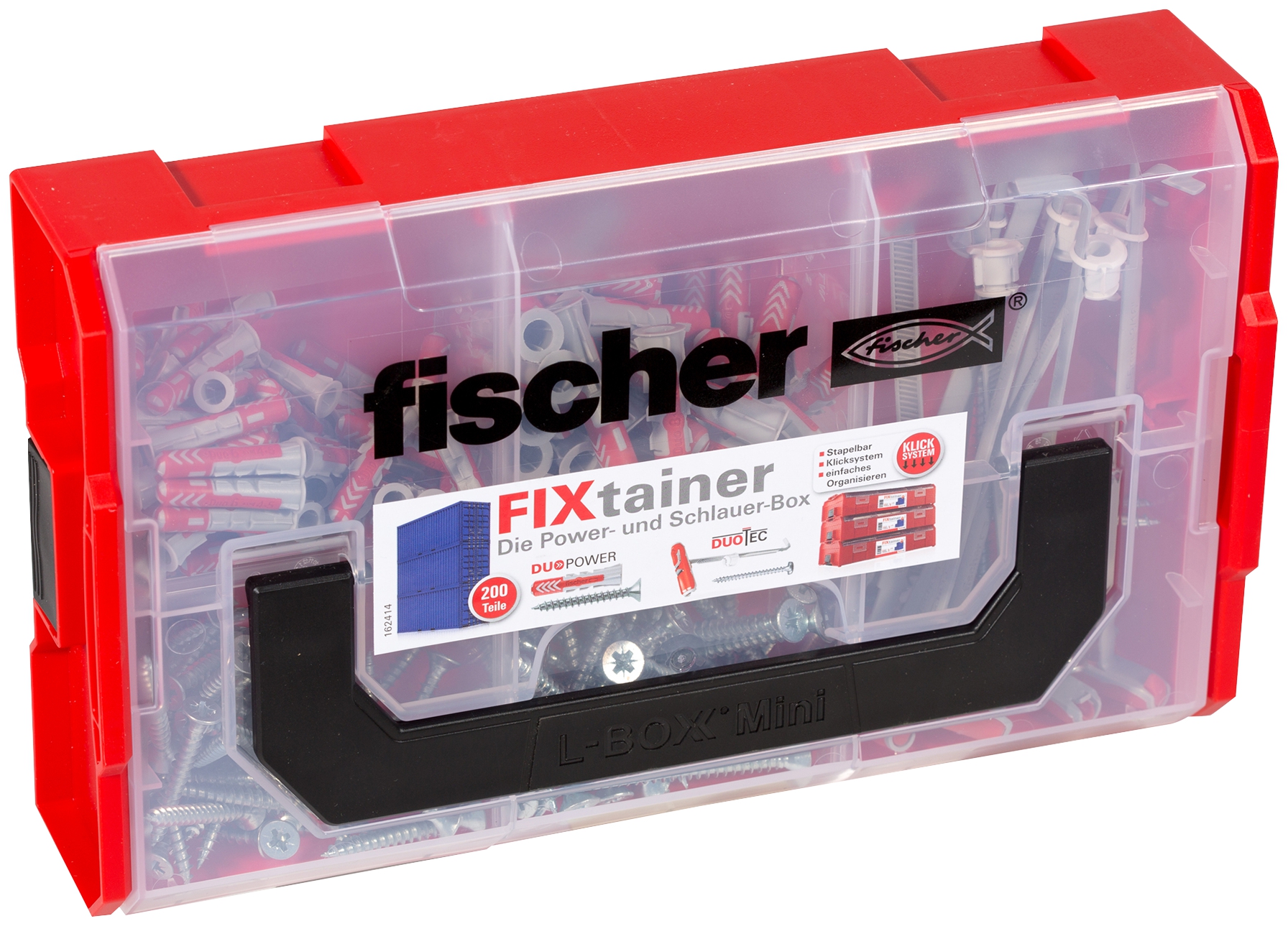 Fischer FixTainer Power- und Schlauer-Box. Fischer FixTainer - mit dem Duo aus Power und Schlauer