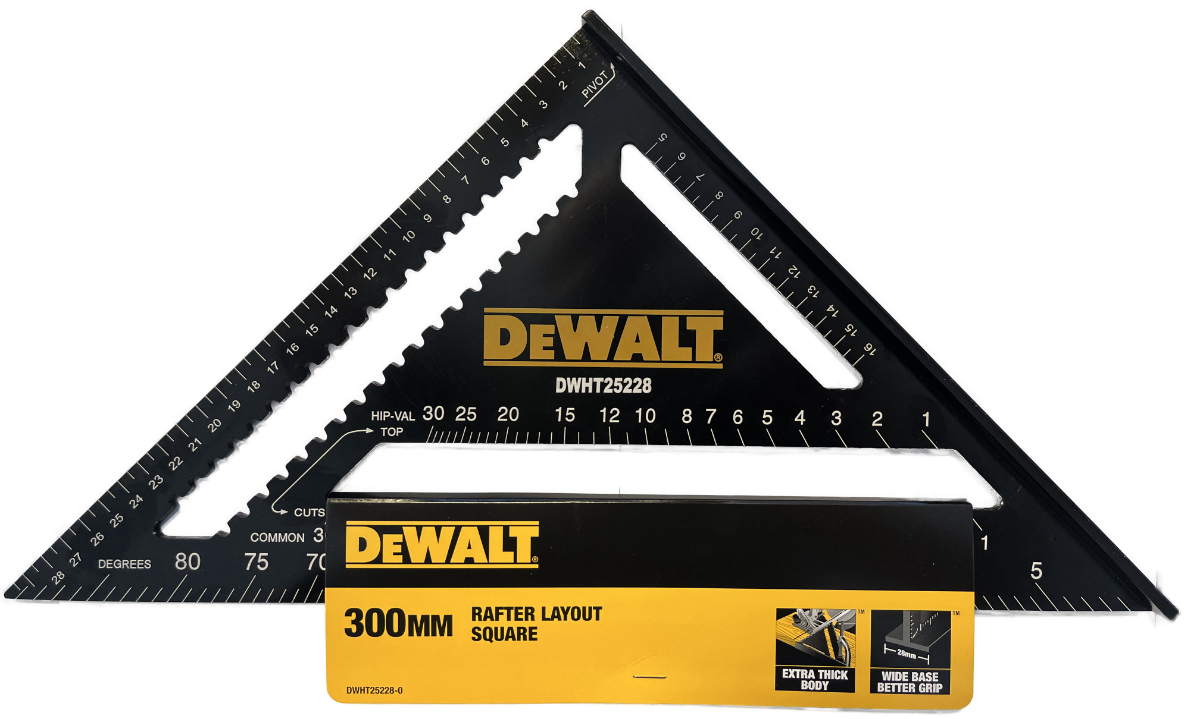 Dewalt DWHT25228-0,  Speed Square-Anschlagwinkel 30cm, Speed Square-Anschlagwinkel 30cm