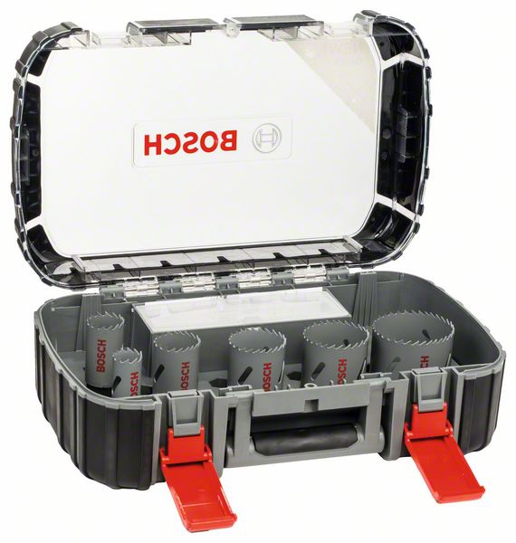 Bosch 6-teiliges HSS Bi-Metall-Lochsägen-Set für Elektriker, 22-64 mm