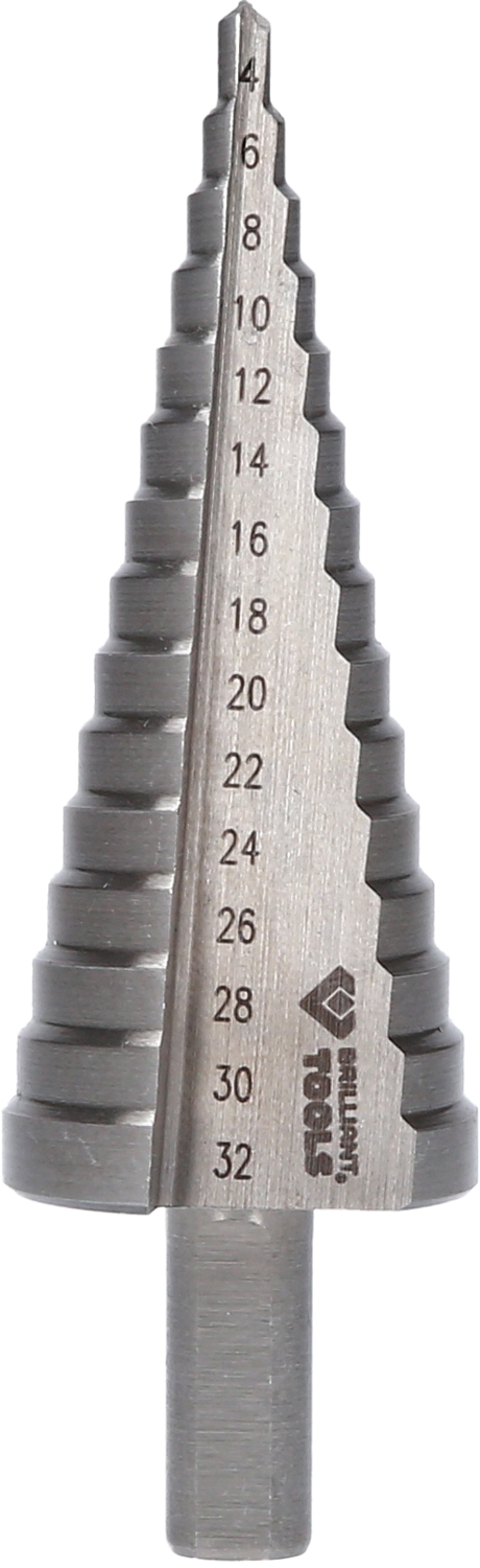 Brilliant Tools  Stufenbohrer, Ø 4 - 32 mm