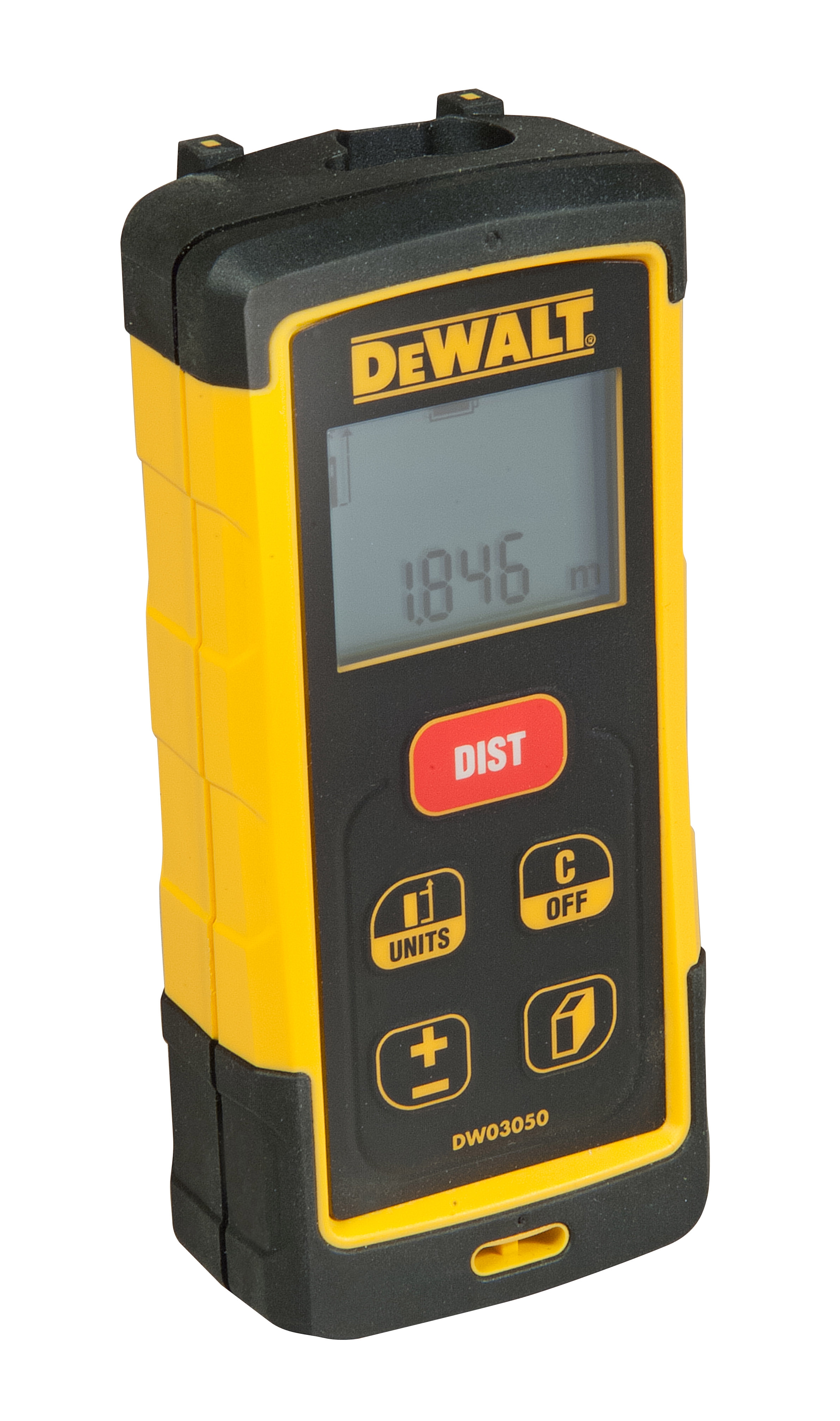 Dewalt DW03050-XJ,  Entfernungsmesser bis 50m, Entfernungsmesser bis 50m mit Bluetooth Funktion, kompatibel mit der  Tool Connect App