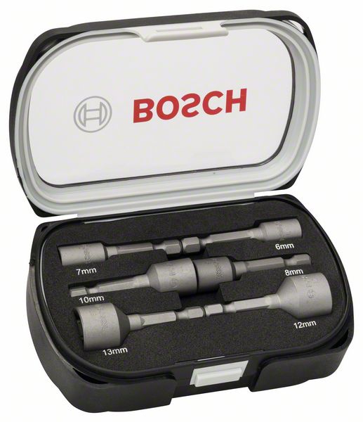 Bosch 6-tlg. Steckschlüssel-Set, 6-13 mm