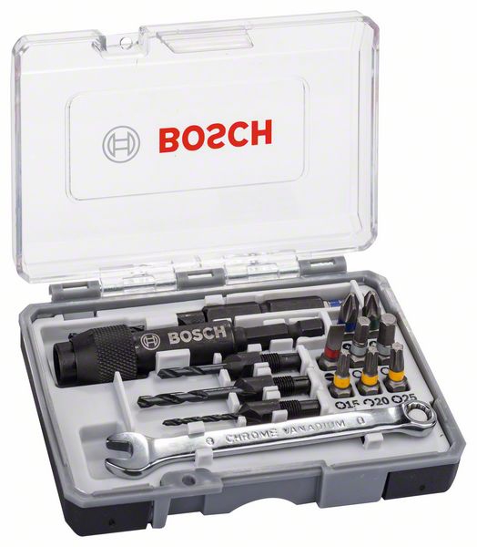 Bosch 20tlg. Schrauberbit-Set Drill&Drive. Für Bohrmaschinen/Schrauber