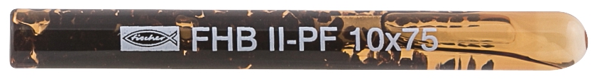 Fischer FHB II-PF 10 x 75. Schnell aushärtende Patrone mit Höchstleistung in gerissenem Beton.