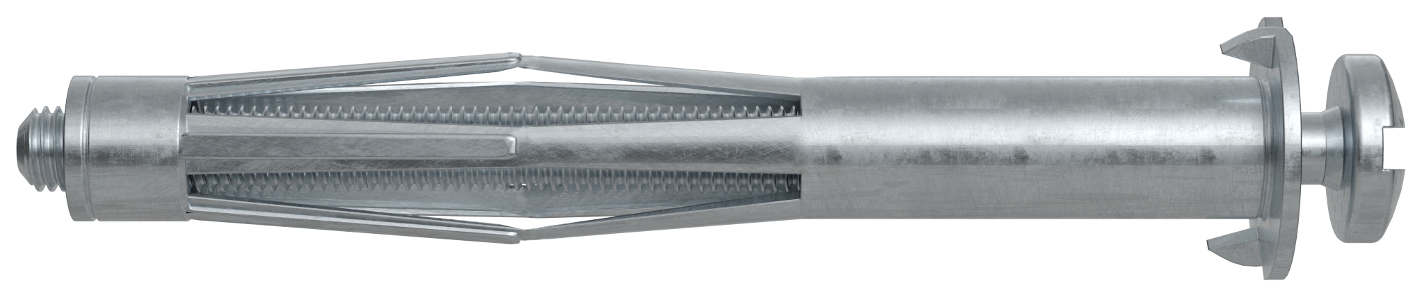 Fischer HM 5 x 65 S B. Der vielseitige Hohlraumdübel aus Metall mit metrischer Schraube.