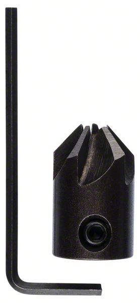 Bosch Aufstecksenker für Holzspiralbohrer, 5 x 16 mm, M 5